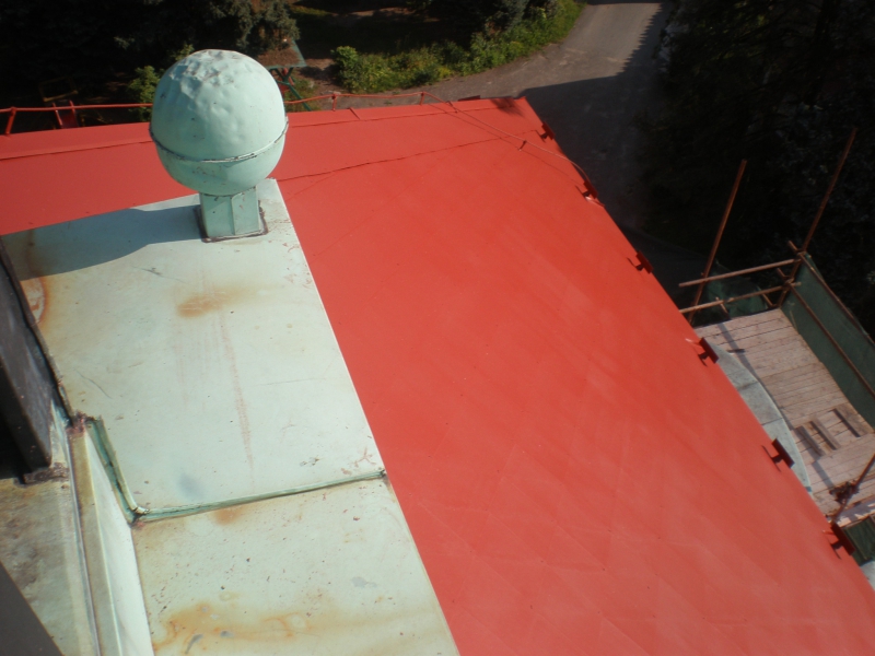 Renovační nátěr eternitové střechy na MŠ Velké Poříčí - Obrázek 18