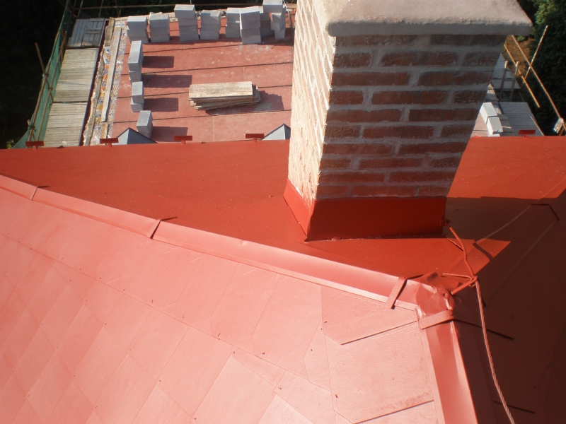 Renovační nátěr eternitové střechy na MŠ Velké Poříčí - Obrázek 17