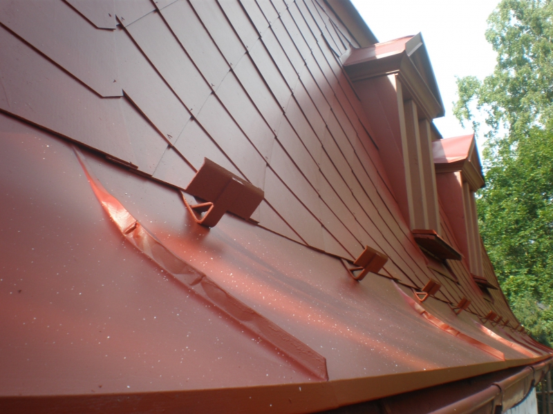 Renovační nátěr eternitové střechy na MŠ Velké Poříčí - Obrázek 10