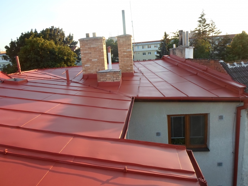 Renovační nátěr plechové střechy - Brno - Obrázek 11