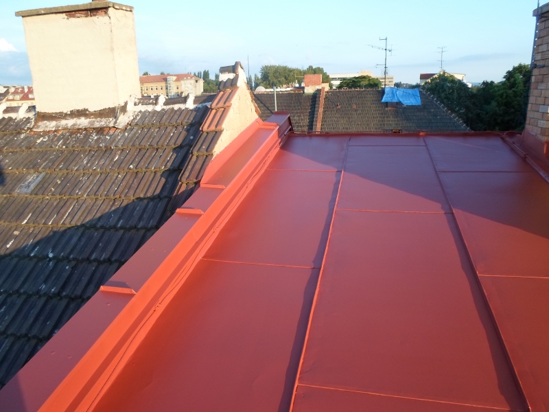 Renovační nátěr plechové střechy - Brno - Obrázek 13