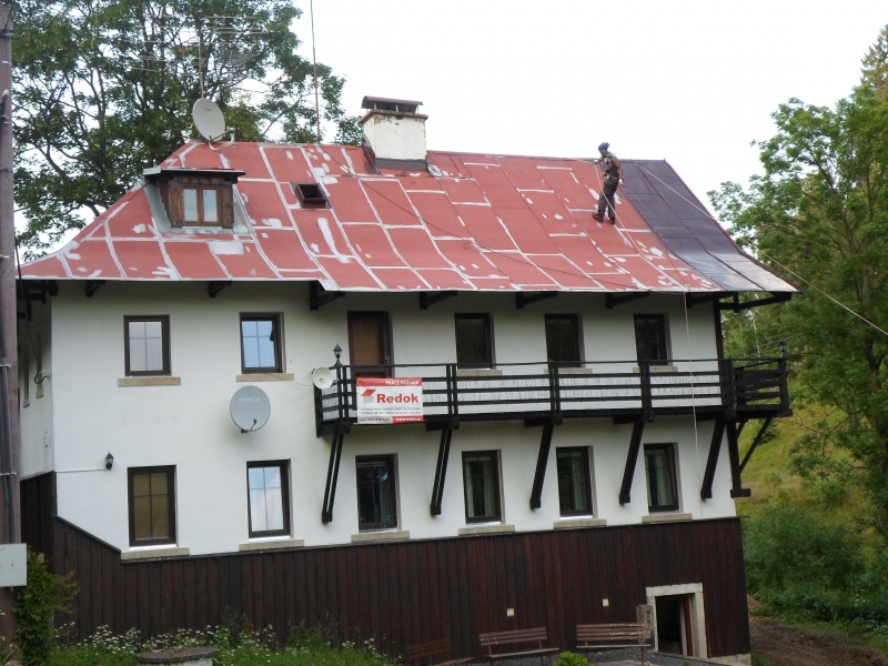Renovační nátěr plechové střechy - Lučany nad Nisou - Obrázek 6