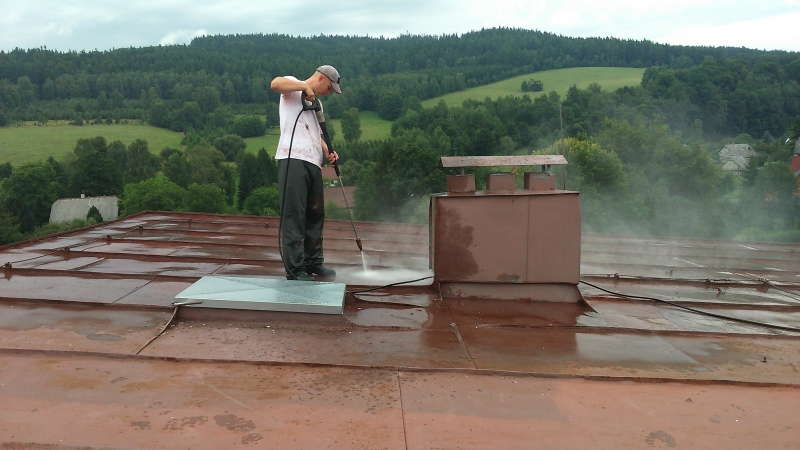 Renovační nátěr plechové střechy - Těchonín; okres Ústí nad Orlicí - Obrázek 4