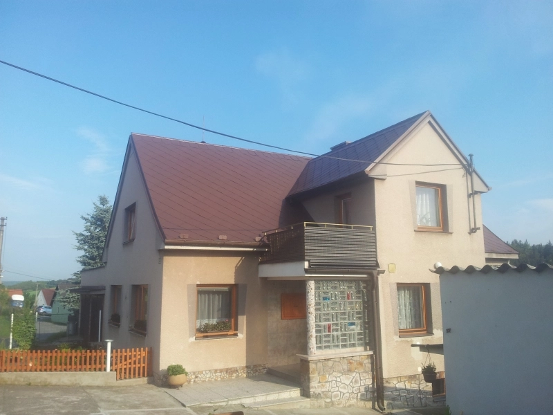 po realizaci-Renovační nátěr eternitové střechy