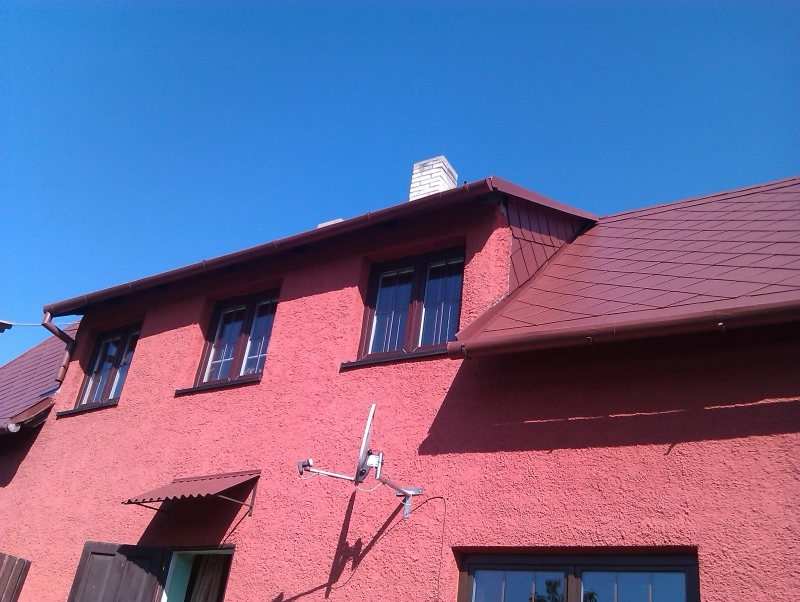 po realizaci-Renovační nátěr eternitové střechy