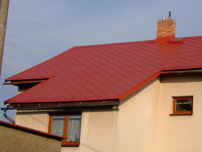 po realizaci-Renovační nátěr eternitové střechy