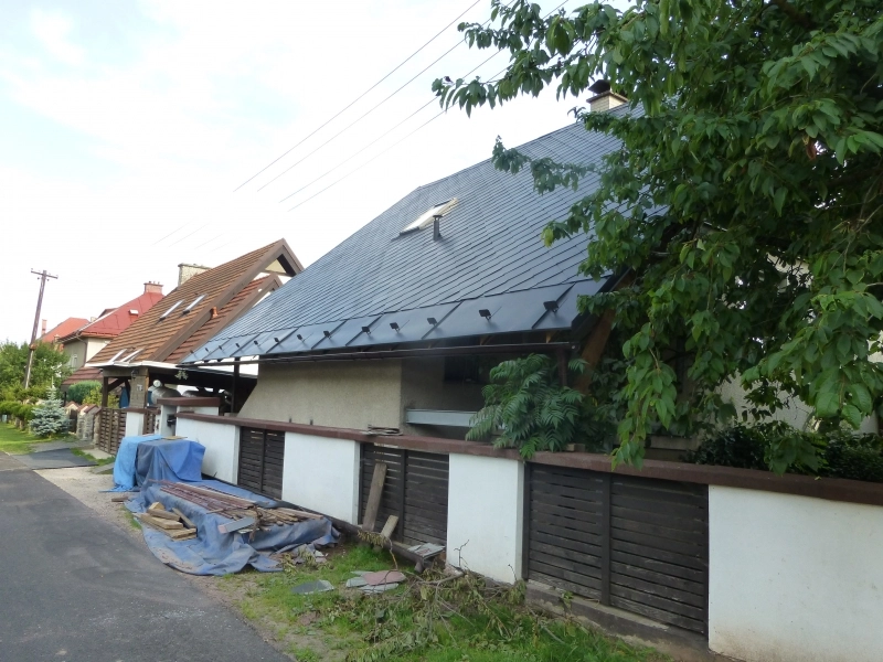 po realizaci-Renovační nátěr eternitové střechy