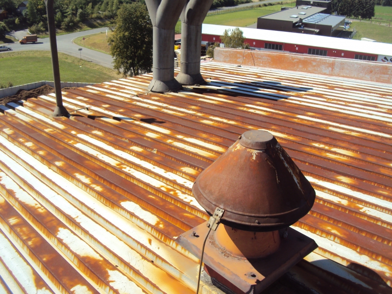 Renovační nátěr trapézové plechové střechy - Dobruška - Obrázek 4