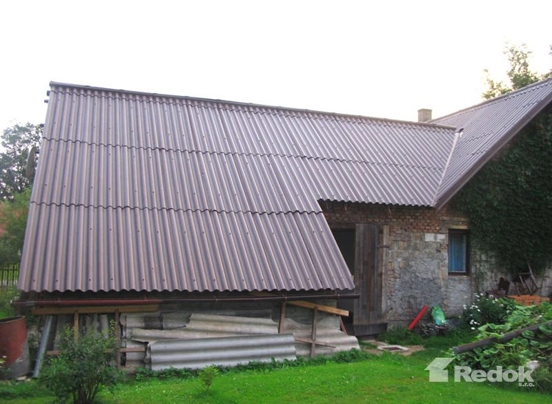 Nátěr vlnité eternitové střechy