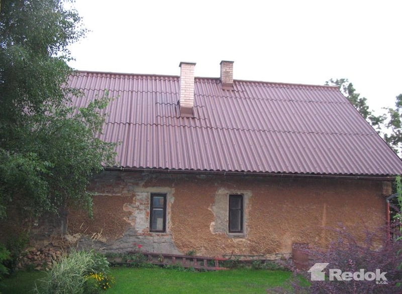 Nátěr vlnité eternitové střechy