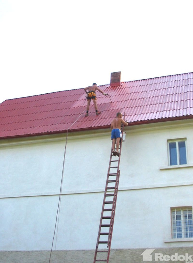 Nátěr eternitové střechy