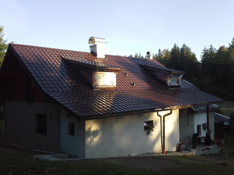 Nátěr povrchově upravené střechy (Satjam)