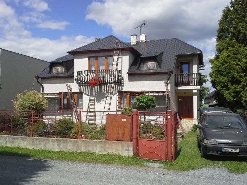 Nátěr eternitové střechy