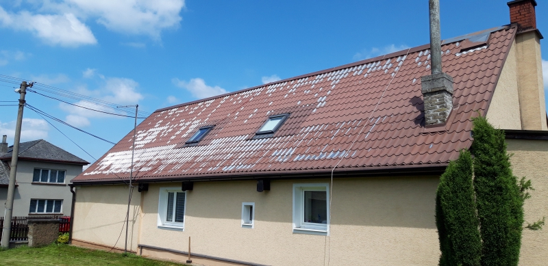 Nátěr povrchově upravené střechy (Lindab) - Obrázek 1