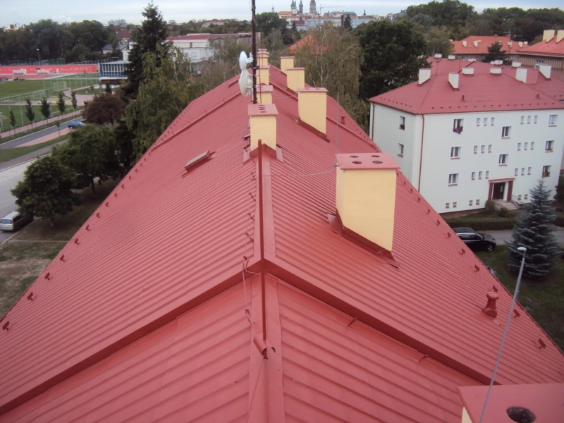 Renovační nátěr alukrytové střechy