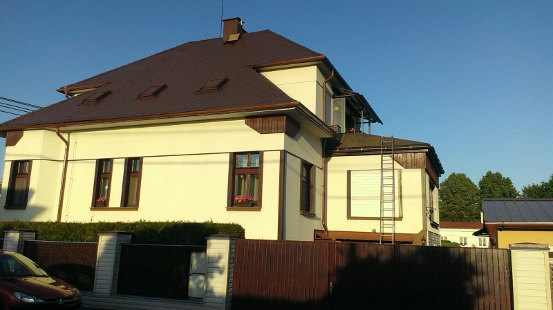 Nátěr eternitové střechy