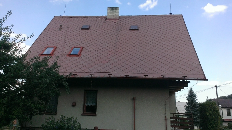 Nátěr eternitové střechy