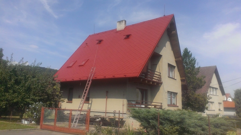 Nátěr eternitové střechy
