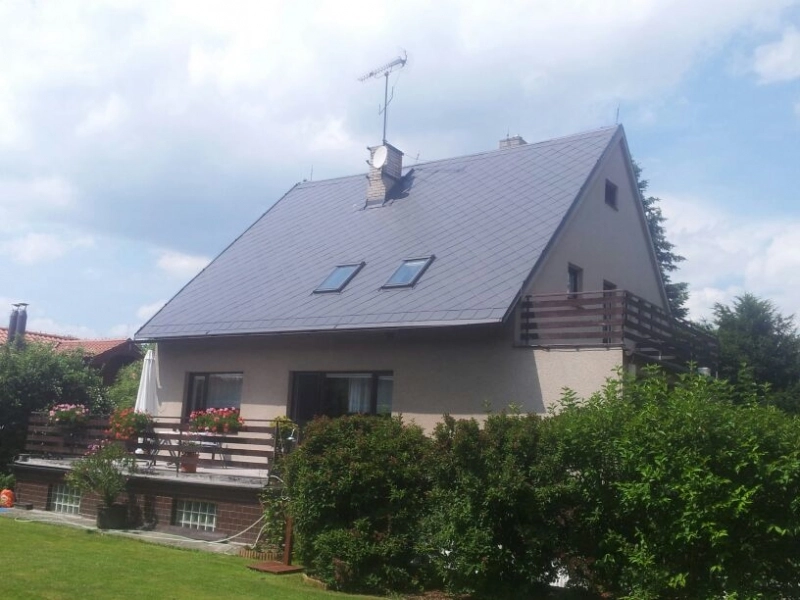 Nátěr eternitové střechy