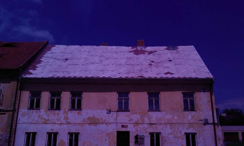 Nátěr eternitové střechy