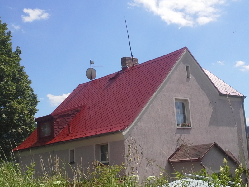 Renovační nátěr eternitové střechy