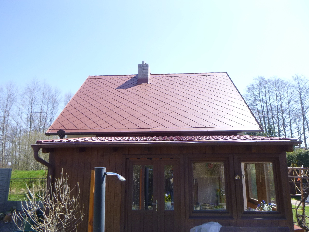 Renovační nátěr eternitové střechy