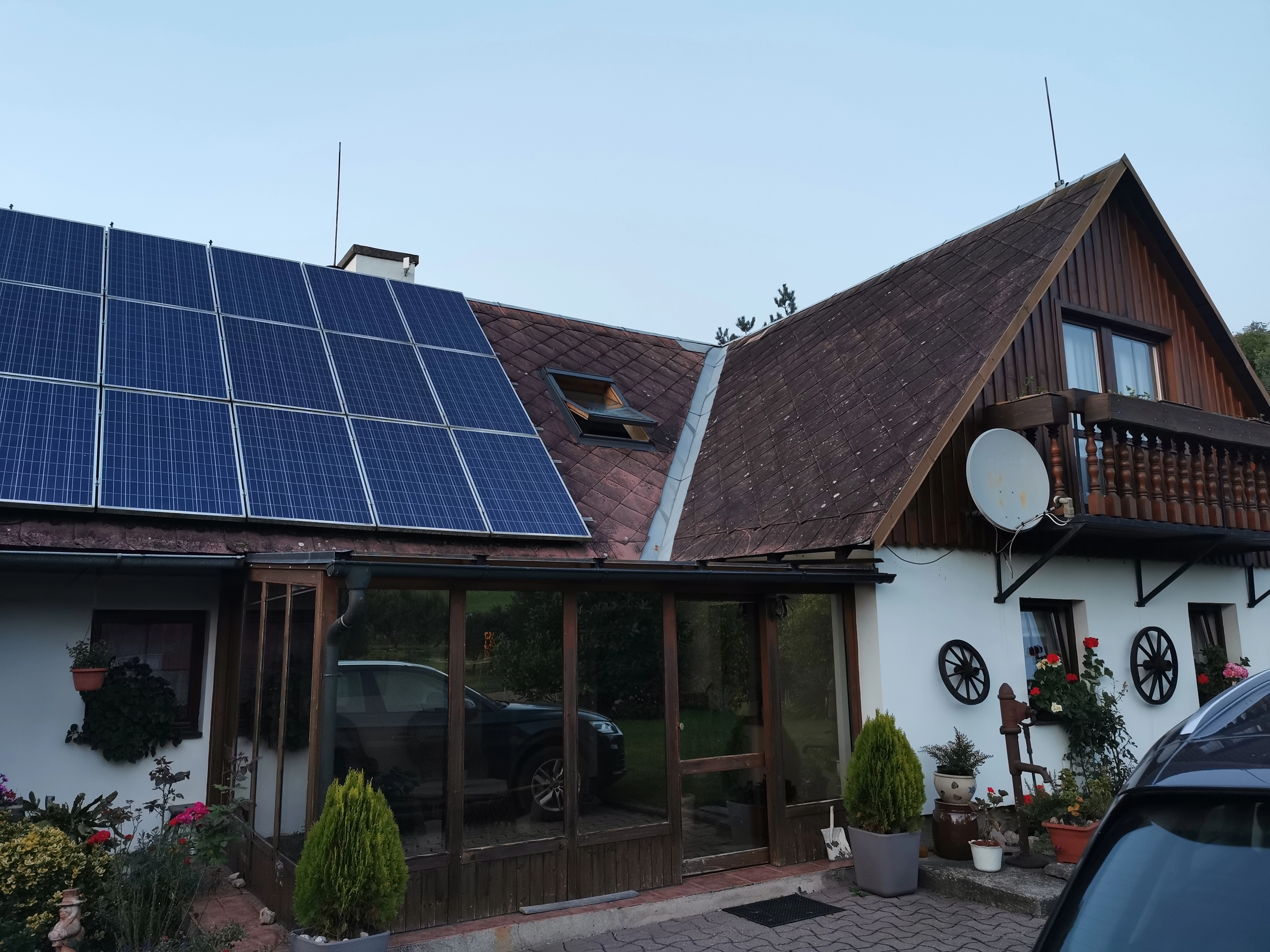 Renovační nátěr eternitové střechy