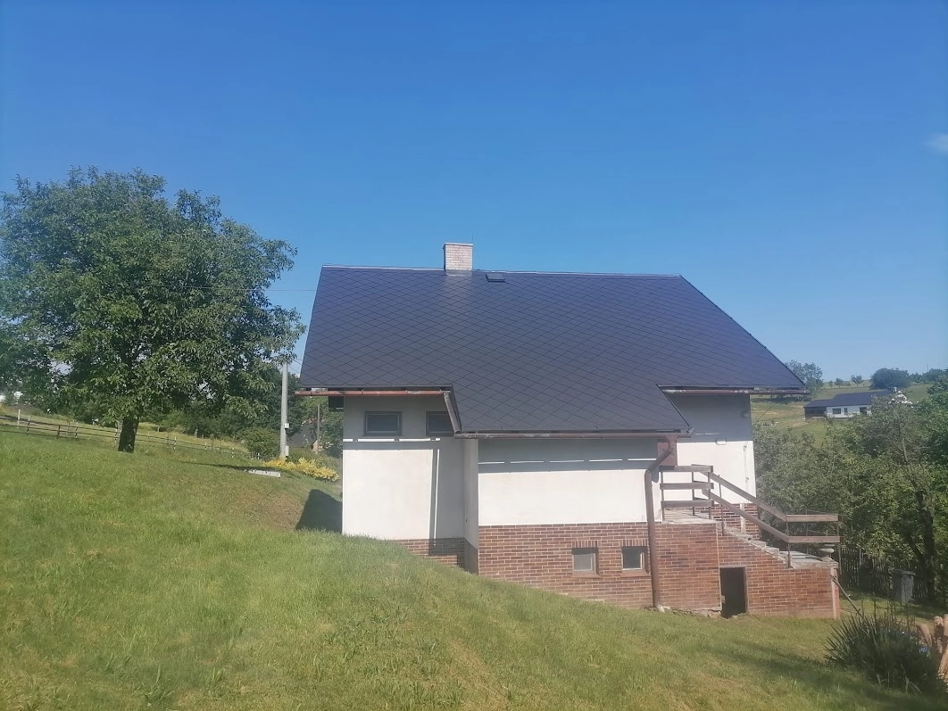Renovační nátěr eternitové střechy