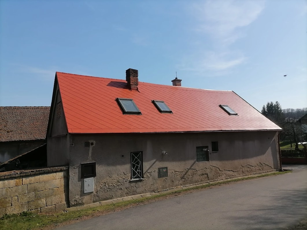 Renovační nátěr eternitové střechy